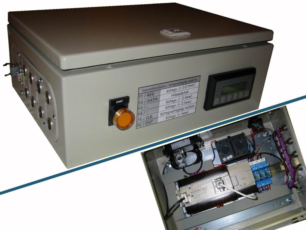 90 tonnás excenter prés szerszámvédő vezérlése